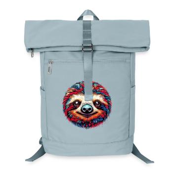 Sloth - Laptop Backpack - ice blue - Front