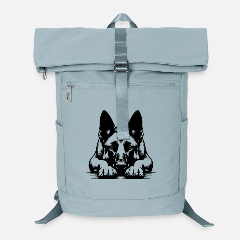 Hollandse Herder Kopf mit Pfoten Laptop-Rucksack 