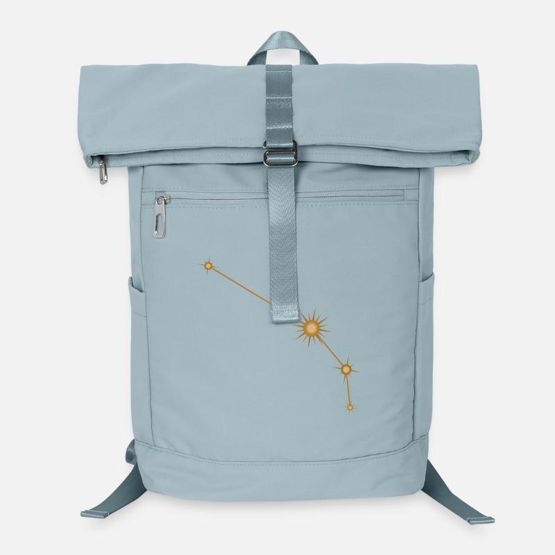 Stern Konstellation Widder Sternzeichen Sternzeichen Golden Laptop-Rucksack 