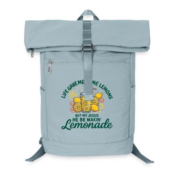 Religious Humor About Lemonade - Laptop Backpack - ice blue - Front
