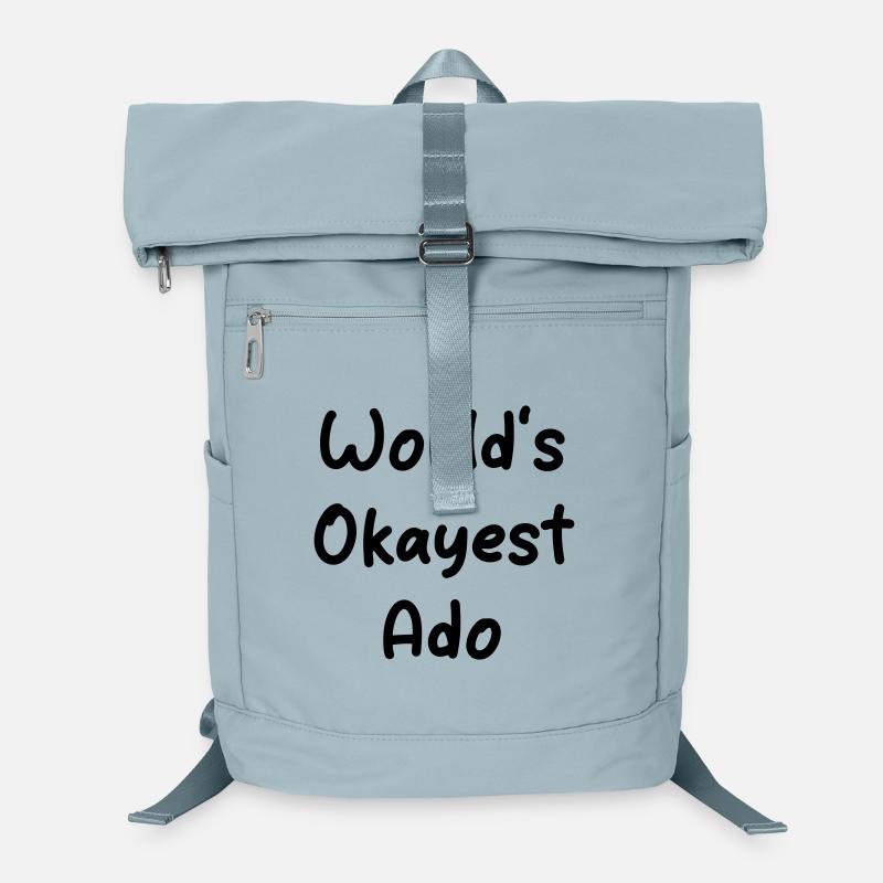 World's Okayest Ado - Name Design Laptop Backpack