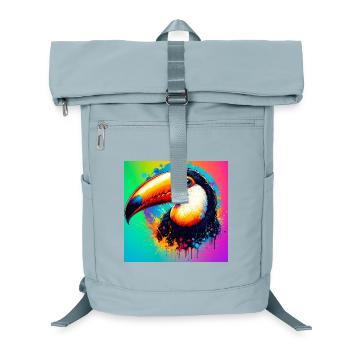 toucan - Laptop Backpack - ice blue - Front