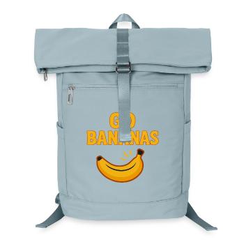 Go Bananas – Lustiges Bananen Design - Laptop-Rucksack  - Eisblau - Vorne