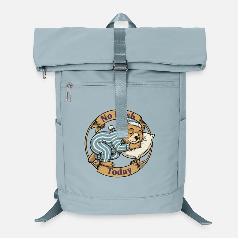 Pas de stress aujourd’hui – Ours en pyjama Sac à dos ordinateur