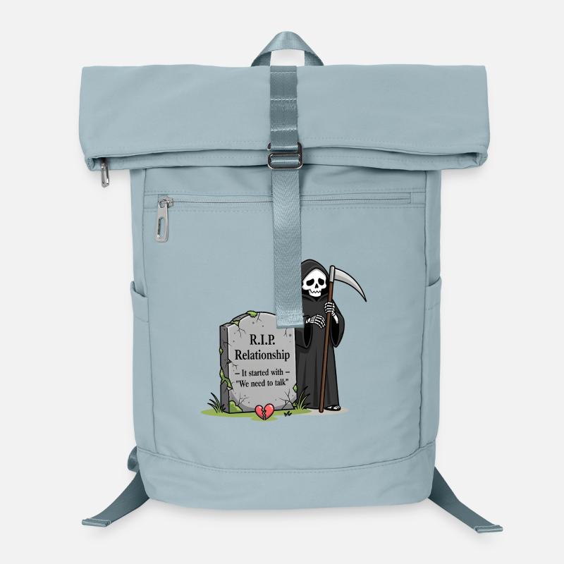 "Wir müssen reden!" ist Beziehungs-Sensenmann Laptop-Rucksack 
