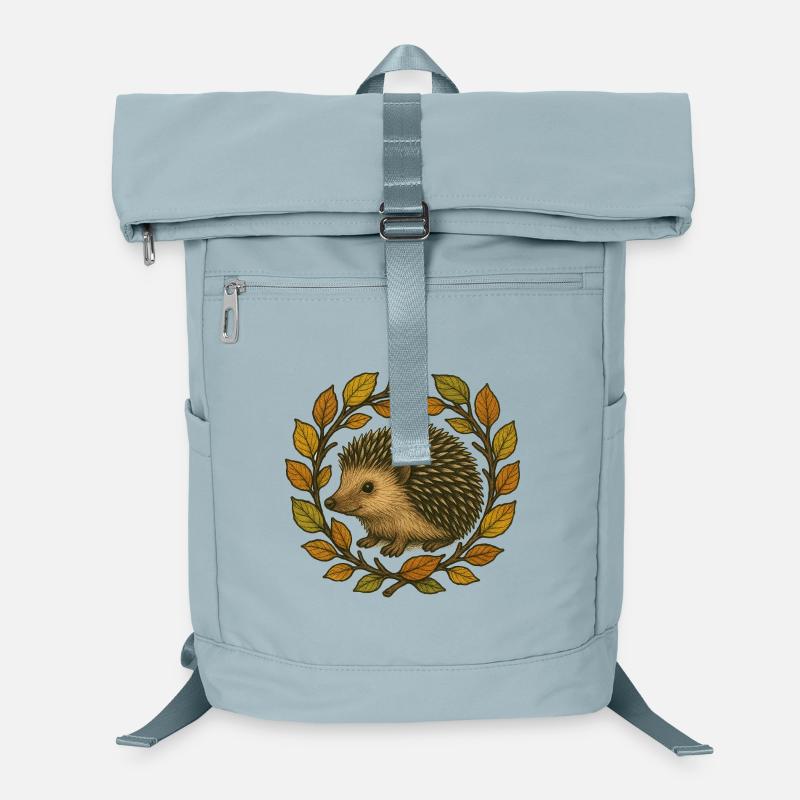Couronne de hérisson d’automne Sac à dos ordinateur
