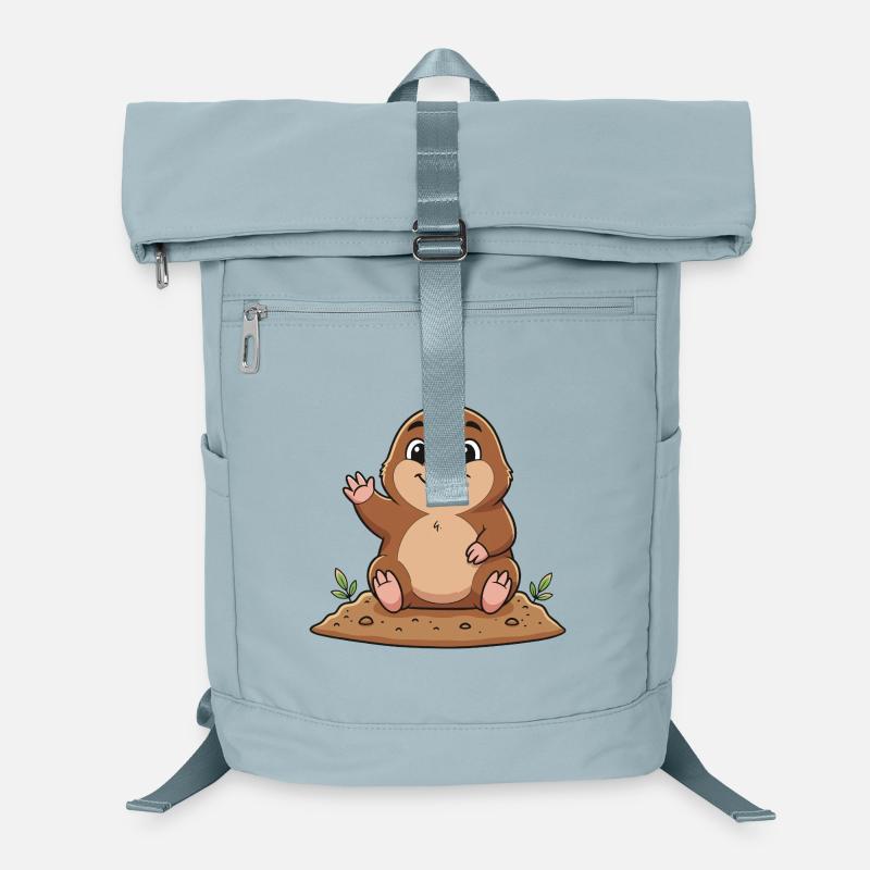 Fröhlicher Maulwurf Laptop-Rucksack 