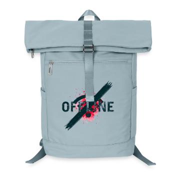 Chronically Offline - Digital Detox Art - Laptop Backpack - ice blue - Front