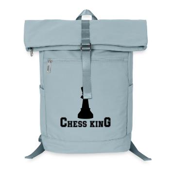 Chess King - Laptop Backpack - ice blue - Front