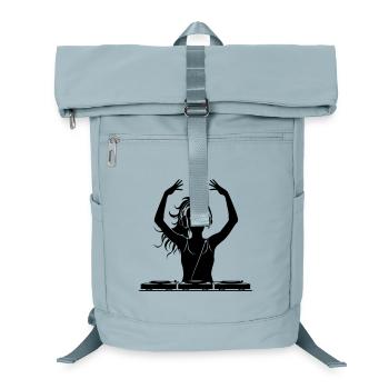 DJ Festival Party Girl - Laptop Backpack - ice blue - Front