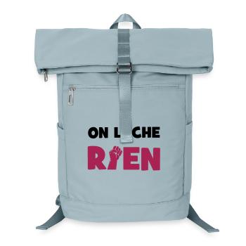 On lâche rien ! - Sac à dos ordinateur - bleu glacier - Devant