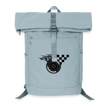 Tire Racing Flag Symbol Wheel Finish Wings Race - Sac à dos ordinateur - bleu glacier - Devant