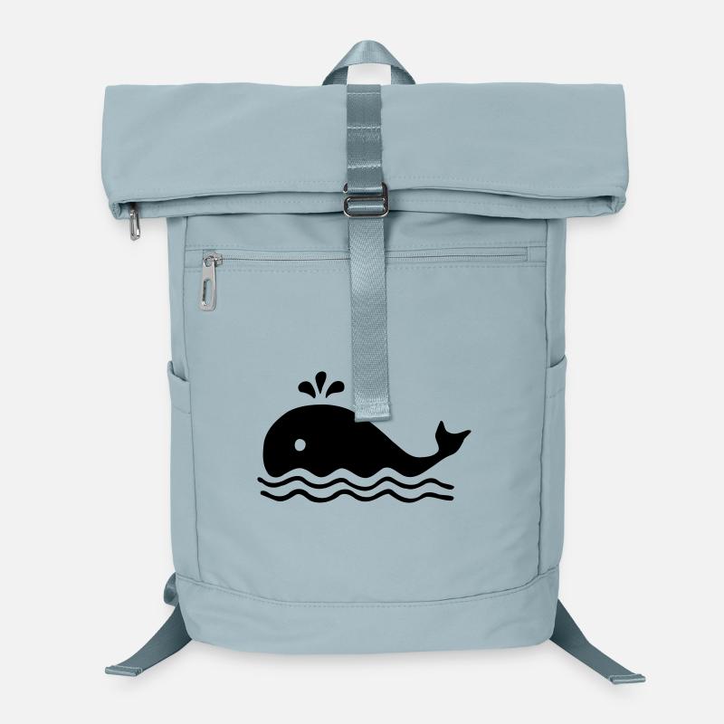Baleine baleine Sac à dos ordinateur
