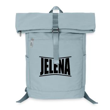 T-Shirt Jelena T-Shirt Geschenkidee - Laptop-Rucksack  - Eisblau - Vorne