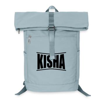 T-Shirt Kisha T-Shirt Geschenkidee - Laptop-Rucksack  - Eisblau - Vorne