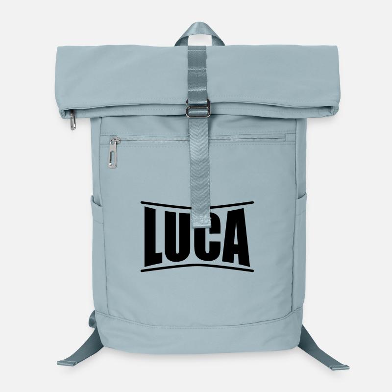 T-Shirt-Name Luca T-Shirt Geschenkidee Laptop-Rucksack 