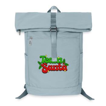 Weihnachtsmann Geschenkidee für festliche Stimmung - Laptop-Rucksack  - Eisblau - Vorne