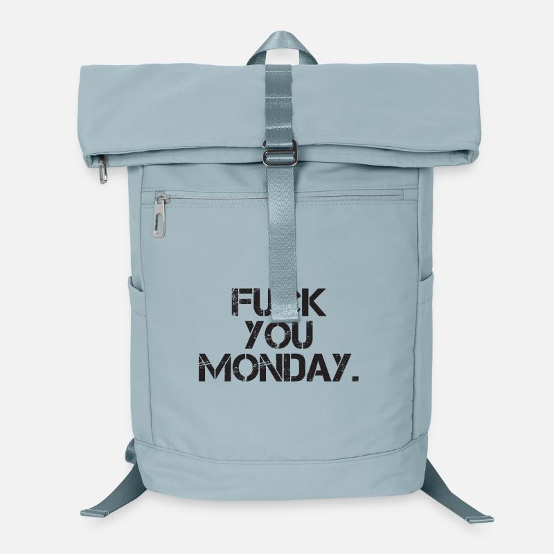 Fick dich Montag Laptop-Rucksack 