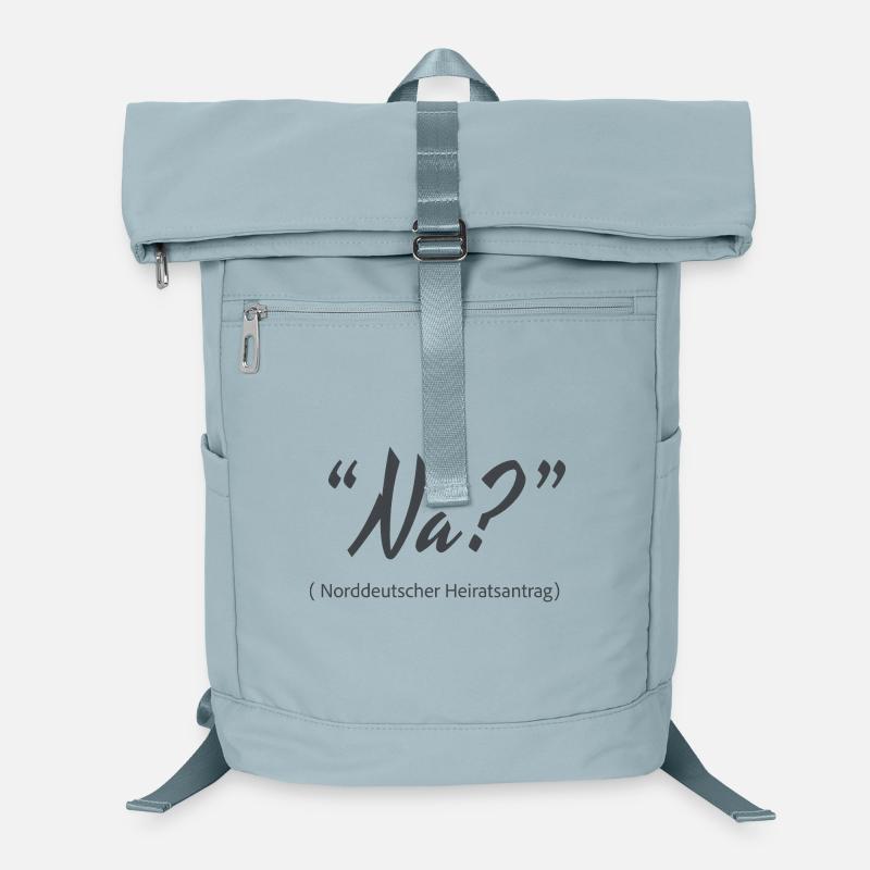 Na? Norddeutscher Heiratsantrag Laptop-Rucksack 