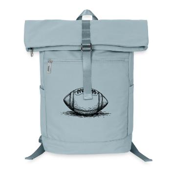 Vintage American Football Ball Sportsman - Laptop Backpack - ice blue - Front