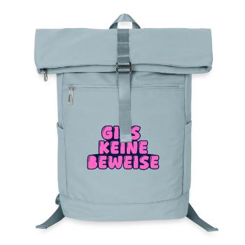 gibs keine beweise - Laptop-Rucksack  - Eisblau - Vorne