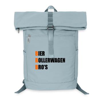Männertag Bier Bollerwagen - Laptop-Rucksack  - Eisblau - Vorne