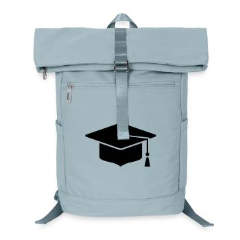 PhD Hat Graduation Icon - Laptop Backpack - ice blue - Front