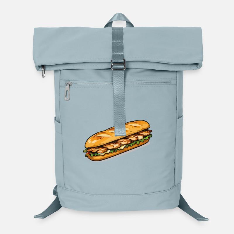 Gegrilltes Hähnchen Sub Kunst Laptop-Rucksack 