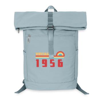 70 Year Old School Tee Born 1956 - Laptop Backpack - ice blue - Front