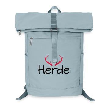 Herde Geweih Hirschgeweih - Laptop-Rucksack  - Eisblau - Vorne