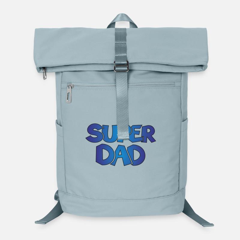 Super Dad Papa Vater Geschenk Geburtstag Laptop-Rucksack 