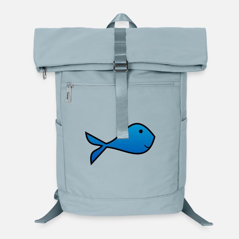 SARDINE. FISH. APRIL FOOL. EASTER. SEA Laptop Backpack