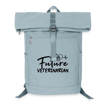 Zukünftiger Veterinär - Laptop-Rucksack  - Eisblau - Vorne