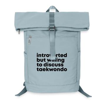 Taekwondo - Laptop Backpack - ice blue - Front