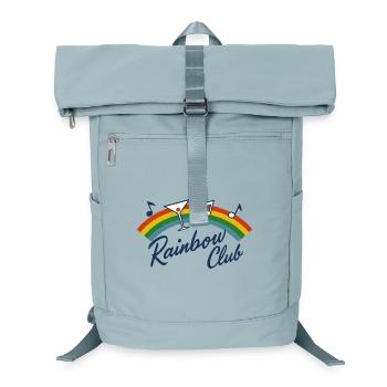 Rainbow Club Music Logo - Laptop Backpack - ice blue - Front