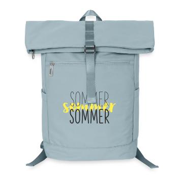 Jaune d’été noir - Sac à dos ordinateur - bleu glacier - Devant