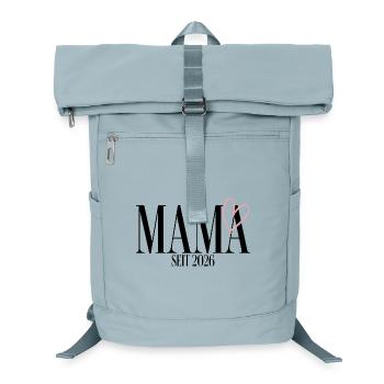Mom since 2026 - Laptop Backpack - ice blue - Front