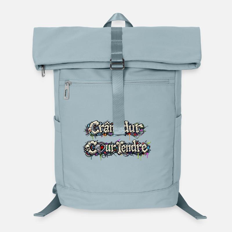 CyberFusion – Harter Schädel Zartes Herz Laptop-Rucksack 