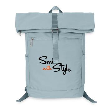 lustige Sprüche - Laptop-Rucksack  - Eisblau - Vorne