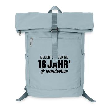 Geburtstagskind 16 wunderbar - Laptop-Rucksack  - Eisblau - Vorne