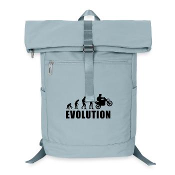 EVOLUTION Motocross Motorrad Geschenk - Laptop-Rucksack  - Eisblau - Vorne