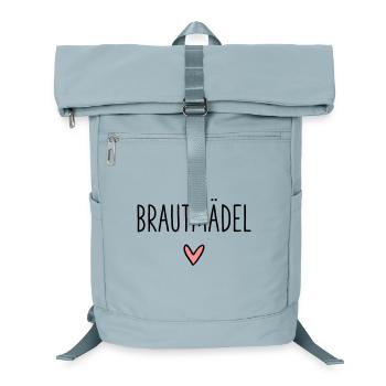 Bride Girl Heart Bride Party Bridal Shower - Laptop Backpack - ice blue - Front