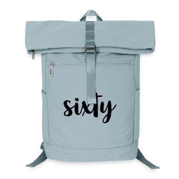 60 sixty 60.Geburtstag Geschenk Zahl 60 Nummer - Laptop-Rucksack  - Eisblau - Vorne
