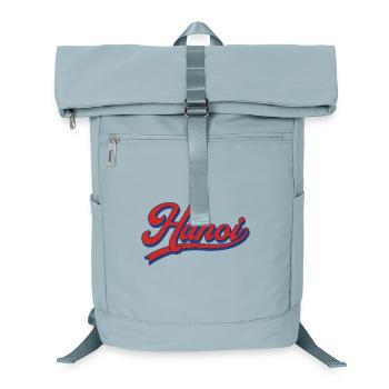 Hanoi Retro Lettering Design - Laptop Backpack - ice blue - Front