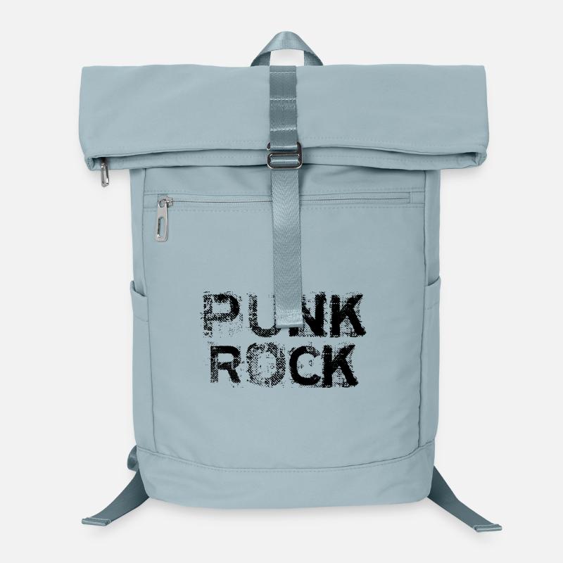 Punk Rock distressed bold logo Laptop Backpack