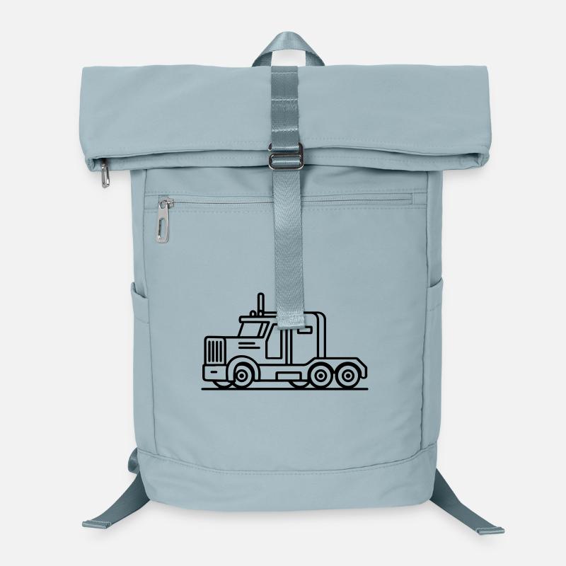 Trucker Lkw Symbol Laptop-Rucksack 