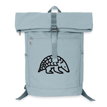 Schuppentier - Laptop-Rucksack  - Eisblau - Vorne