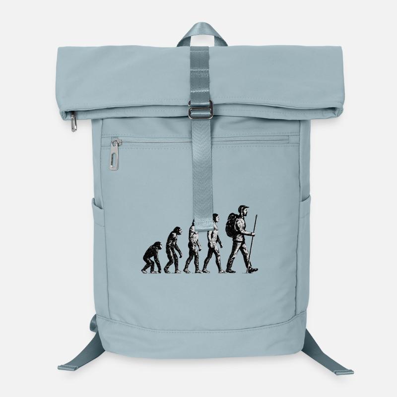 Evolution to Wandersmann Grunge Design Laptop Backpack