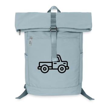 Lkw - Laptop-Rucksack  - Eisblau - Vorne