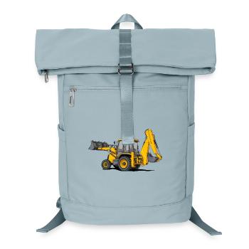 Tractor Loader - Laptop Backpack - ice blue - Front